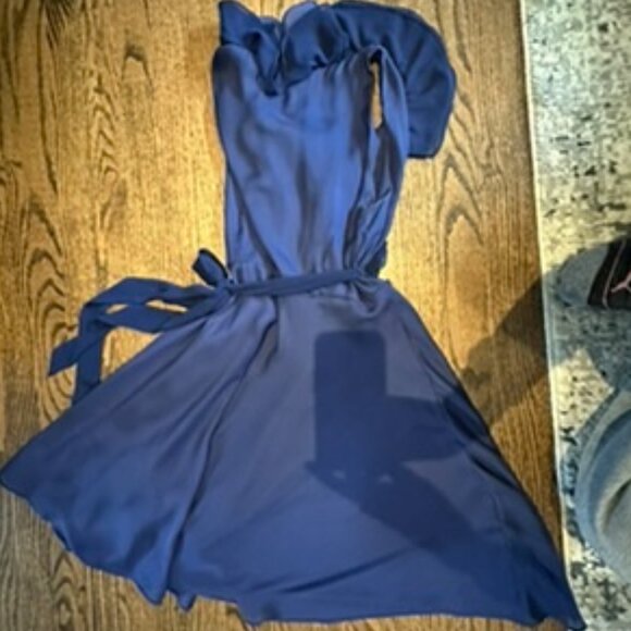 Blue Ruffle Dress - Picture 3 of 3